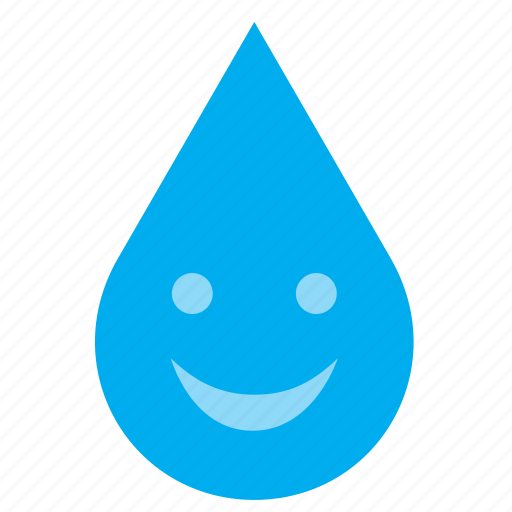 Drop, eco, face, save, smile, smiley, water icon - Download on Iconfinder