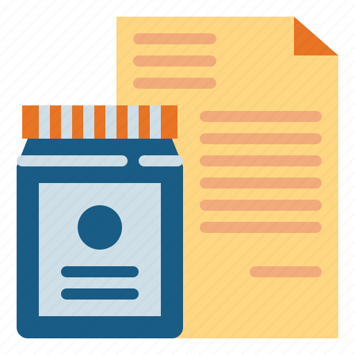 Document, medicine, pharmacy, prescription icon - Download on Iconfinder
