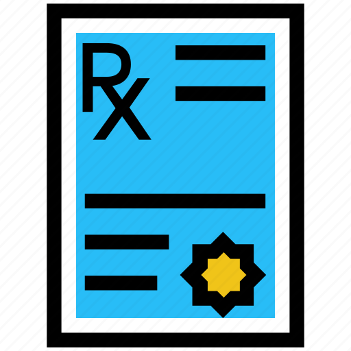 Drugs, medical report, medicine paper, paper, pharmacy document icon - Download on Iconfinder