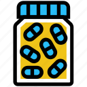 bottle, capsules, drugs, medicine, pharmacy, pills bottle 