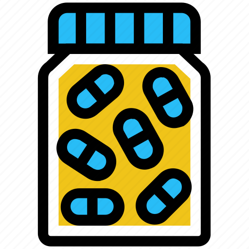 Bottle, capsules, drugs, medicine, pharmacy, pills bottle icon - Download on Iconfinder