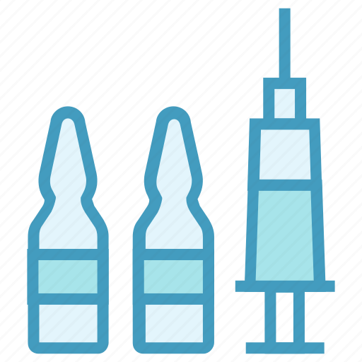 Ampoule, drugs, injection, medical, syringe, vaccination, vaccine icon - Download on Iconfinder