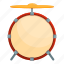 drum, bell, sound 