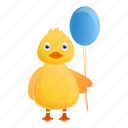 baby, balloon, blue, duck, water, yellow