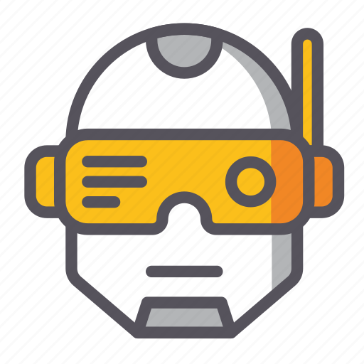 Agumentation, cyberpunk, game, gaming, robot, tech, techonology icon - Download on Iconfinder