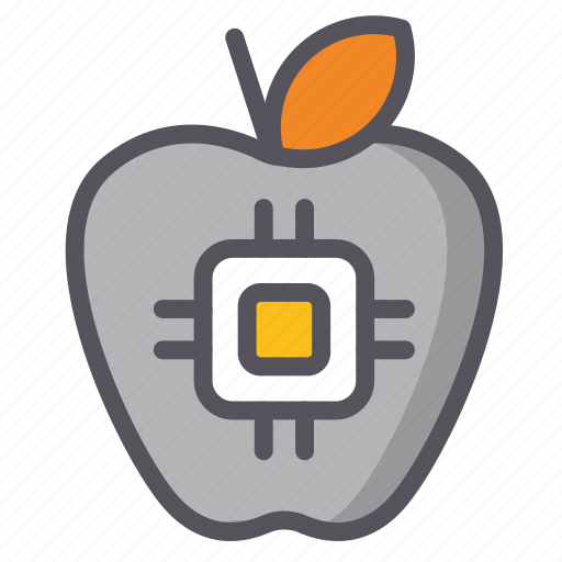 Food, fruit, future, healthy, tech, techapple icon - Download on Iconfinder