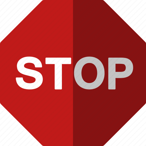 Sign, stop, danger, road signs, alert, attention, control icon - Download on Iconfinder