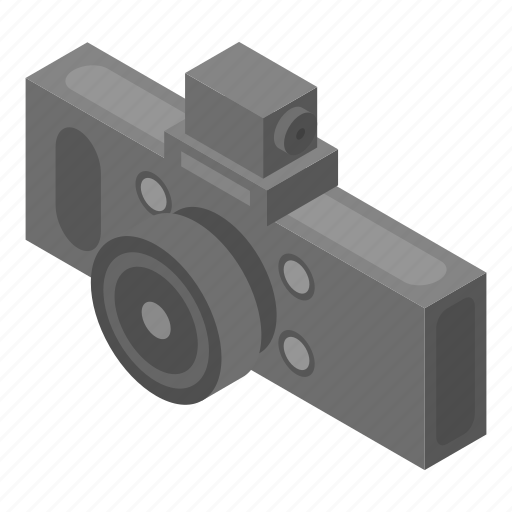 Camera, car, cartoon, dvr, isometric, silhouette, technology icon - Download on Iconfinder