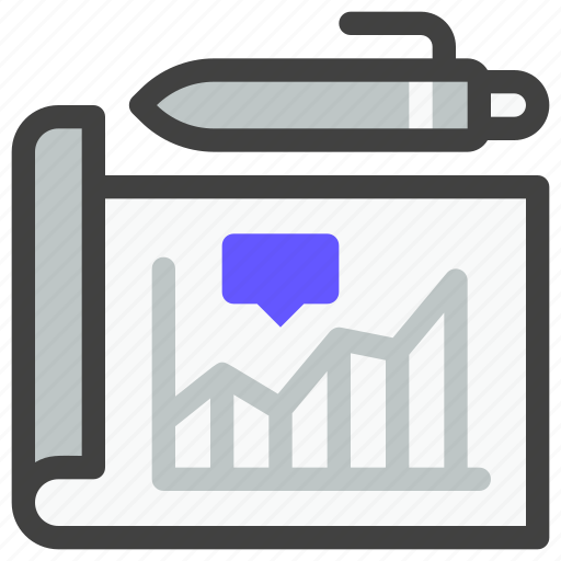 Analytic, analysis, statistic, business, planning, pen, data icon - Download on Iconfinder