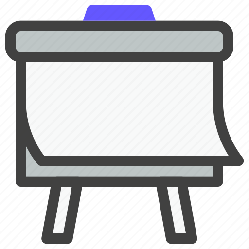 Education, school, learning, study, whiteboard, presentation, classroom icon - Download on Iconfinder