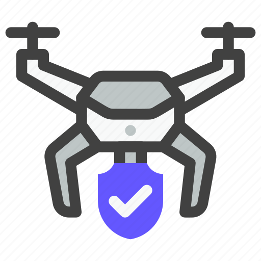 Insurance, protection, shield, security, care, drone, fly icon - Download on Iconfinder
