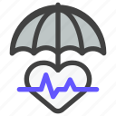insurance, protection, shield, security, care, health insurance, heart, heartrate, umbrella