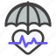 insurance, protection, shield, security, care, health insurance, heart, heartrate, umbrella 