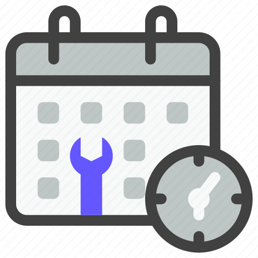 Technical support, service, maintenance, technology, schedule, date, calendar icon - Download on Iconfinder
