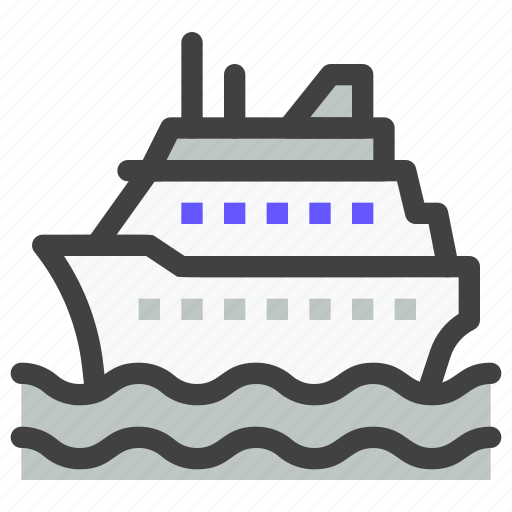 Travel, holiday, vacation, adventure, cruise, ship, boat icon - Download on Iconfinder