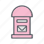 mail, mail box, post box 