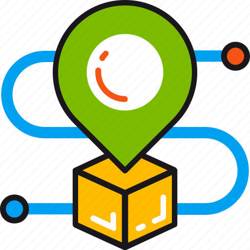 Order, tracking, delivery, logistics, rout, shipping, transportation icon - Download on Iconfinder