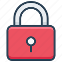 e-commerce, lock, padlock, password, security, shop 