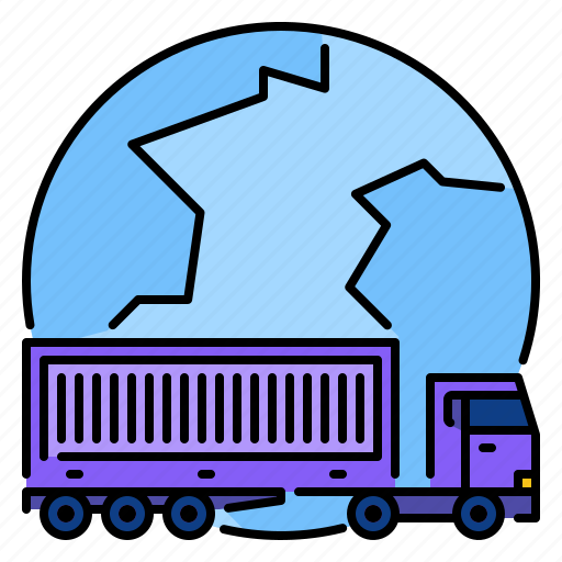 Container, delivery, global, import, logistics, shipping icon - Download on Iconfinder