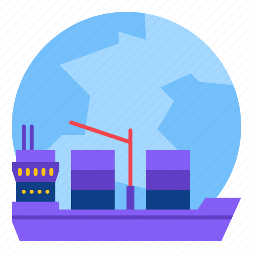 Cargo, global, logistic, ship, shipping, transport icon - Download on Iconfinder