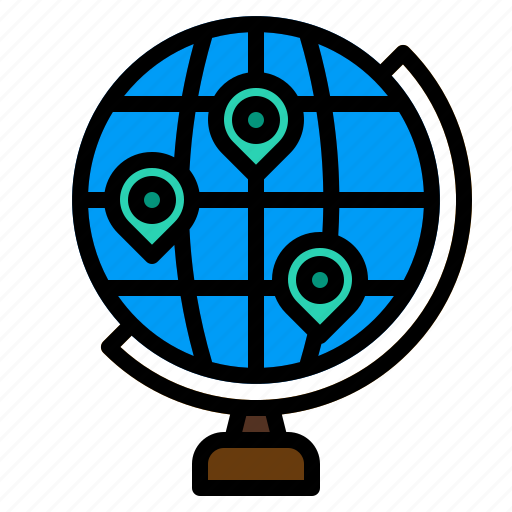 Globe, international, location, maps, placeholder icon - Download on Iconfinder
