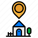 home, location, map, pin, placeholder