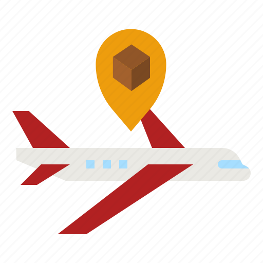 Airplane, plane, delivery, box, shipping icon - Download on Iconfinder