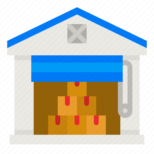 Stock, warehouse, store, delivery, box icon - Download on Iconfinder