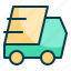 fast, delivery, fast delivery, shipping, delivery-truck, truck, box 