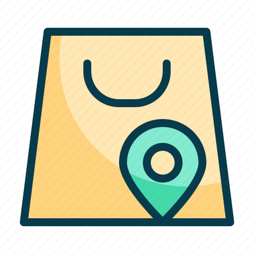 Local, shopping, local shopping, shopping location, mall location, navigation, gps icon - Download on Iconfinder