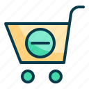 remove, shopping, cart, remove shopping cart, shopping-cart, remove cart, trolley