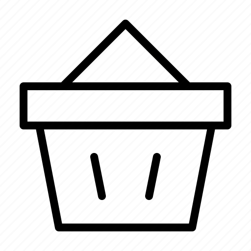 Shopping, basket, shopping basket, cart, shop, shopping-cart, bucket icon - Download on Iconfinder