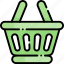 shopping basket, basket, supermarket, online store, online shop, ecommerce 