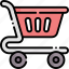 shopping cart, trolley, cart, supermarket, online store, online shop, ecommerce 