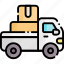 delivery truck, mover truck, cargo truck, delivery, shipping, vehicle, transportation 