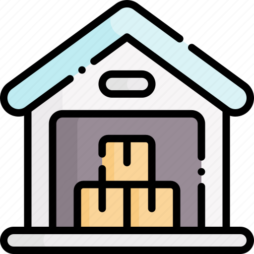 Warehouse, storage, stock, logistics, ecommerce, factory icon - Download on Iconfinder