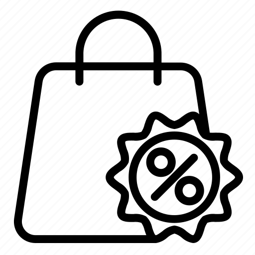 Bag, discount, cart, shopping, ecommerce icon - Download on Iconfinder