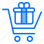 buy, gift, shop, trolley, cart, shopping 
