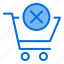trolley, cart, delete, remove, shopping 