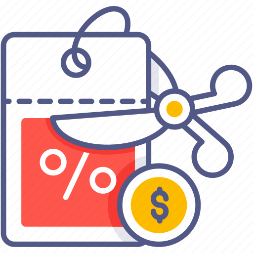 Cut price, half price, discount, discount tag, shopping tag icon - Download on Iconfinder