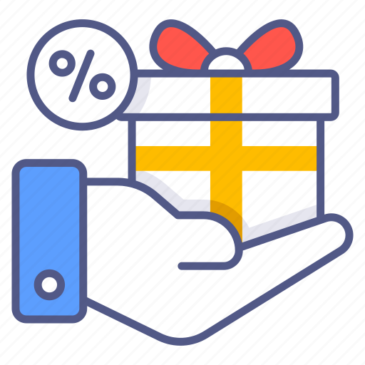 Gift offer, discount gift, gift box, surprise, discount icon - Download on Iconfinder
