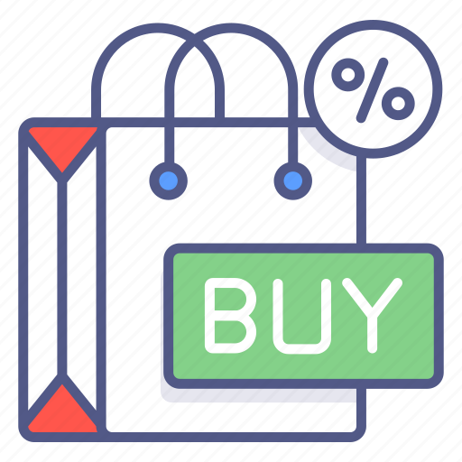 Discount buy, discount, bag, bay, ecommerce icon - Download on Iconfinder