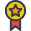 badge, medal, best, award, achievement 