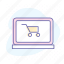 business, cart, e-commerce, laptop, online, shopping, website 