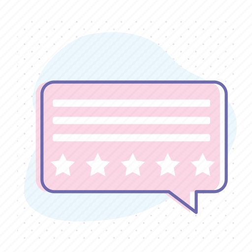 Chat, comment, feedback, ratings, report, review, star icon - Download on Iconfinder