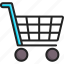 basket, buy, cart, retail, shopping, store, trolley 