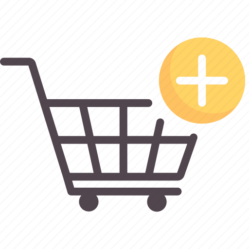 Add, basket, buy, cart, increase, shopping, trolley icon - Download on Iconfinder