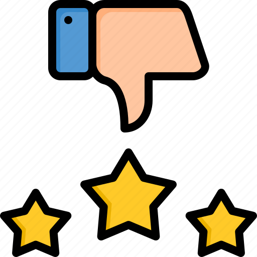 Bad review, dislike, star icon - Download on Iconfinder