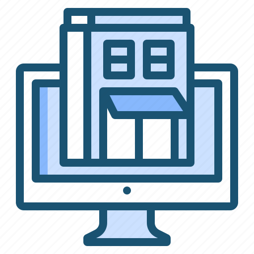 Computer, online, shop icon - Download on Iconfinder