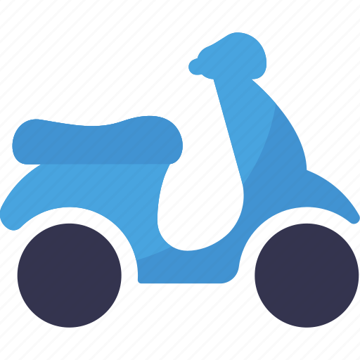 Motorcycle, bike, scooter, motorbike, transport, ride, delivery icon - Download on Iconfinder
